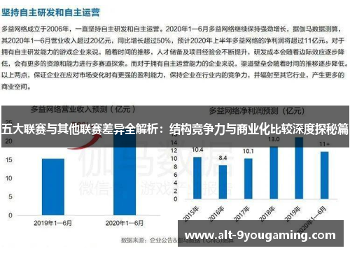 五大联赛与其他联赛差异全解析：结构竞争力与商业化比较深度探秘篇